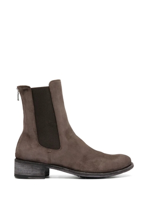 Officine Creative Lison 017 zip detail boots - Brown