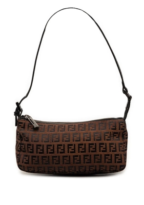 Fendi Pre-Owned 2000-2010 Zucchino Canvas Pochette shoulder bag - Brown