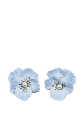 Jennifer Behr Viletta flower-shaped earrings - Blue