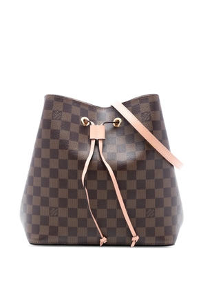 Louis Vuitton Pre-Owned 2019 Damier Ebene NeoNoe MM bucket bag - Brown