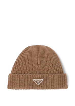 Prada wool and cashmere beanie - Brown