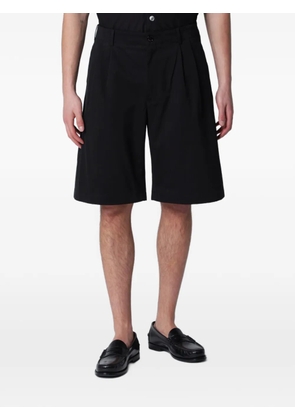 OUR LEGACY Ponte pleated shorts - Black