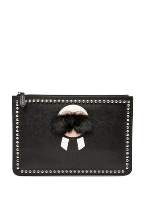 Fendi Pre-Owned 2010-2025 Calfskin Karlito clutch bag - Black