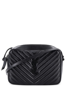 Saint Laurent Pre-Owned Lou Camera Bag Matelasse Chevron Leather Small crossbody bag - Black