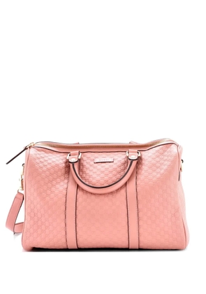 Gucci Pre-Owned Joy Boston Bag Microguccissima Leather Medium satchel - Pink