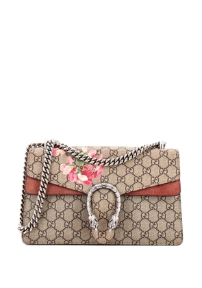 Gucci Pre-Owned Dionysus Bag Blooms Print GG Coated Canvas Small shoulder bag - Brown