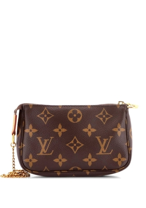 Louis Vuitton Pre-Owned Pochette Accessoires Monogram Canvas Mini clutch bag - Brown