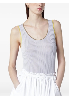 Roberto Collina ribbed-knit tank top - Purple