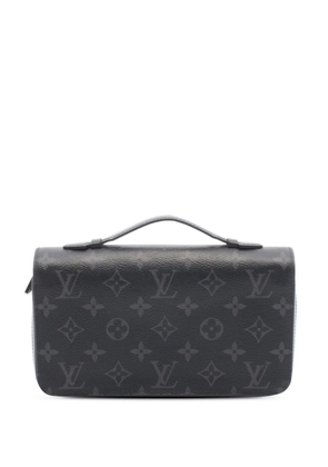 Louis Vuitton Pre-Owned 2017 Monogram Eclipse Zippy XL Wallet long wallets - Black