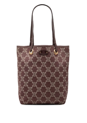 Celine Pre-Owned 2000 Macadam Denim tote bag - Red