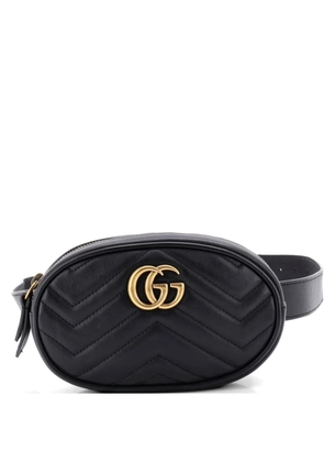 Gucci Pre-Owned GG Marmont Matelasse Leather belt bag - Black