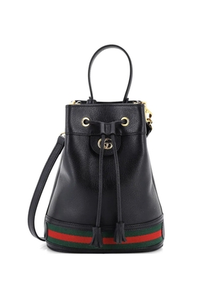 Gucci Pre-Owned Ophidia Leather Small bucket bag - Black