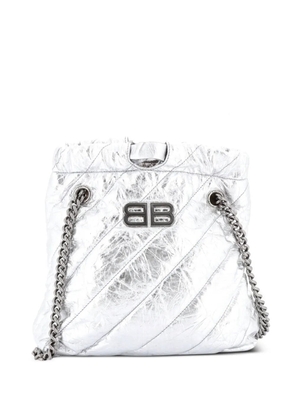 Balenciaga Pre-Owned Crush Chain Quilted Crushed Calfskin Small tote bag - Silver