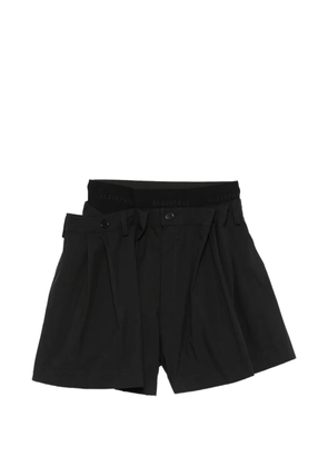 ALAINPAUL buttoned shorts - Black