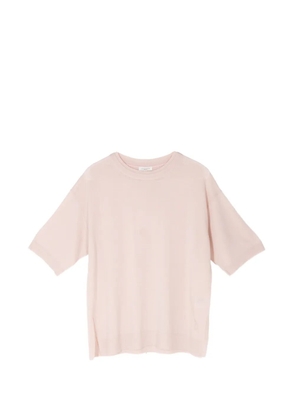 Lafayette 148 crewneck superfine merino sweater - Pink