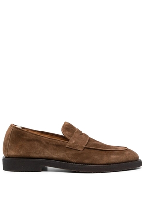 Officine Creative Opera 001 suede loafers - Brown