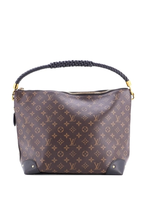 Louis Vuitton Pre-Owned Triangle Softy Bag Reverse Monogram Canvas hobo bag - Brown