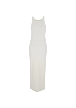 Jucca ribbed dress - White
