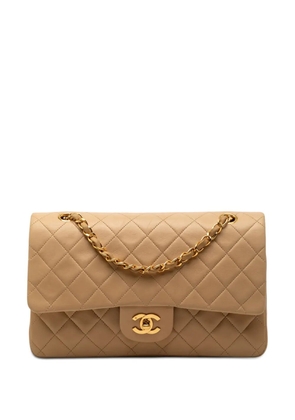 CHANEL Pre-Owned 1991-1994 Medium Classic Lambskin Double Flap shoulder bag - Brown