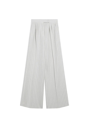 Max Mara pinstriped trousers - White