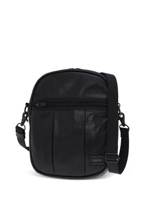 Porter-Yoshida & Co. zip leather shoulder bag - Black