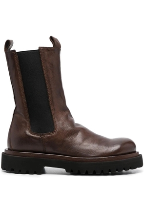 Officine Creative Wisal DD 107 leather boots - Brown