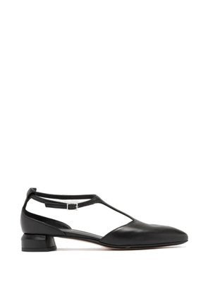 Officine Creative Sage T-strap leather pumps - Black