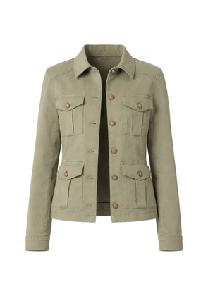 PAIGE Stacey button-up military jacket - Green