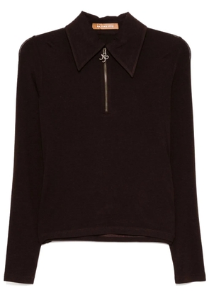 Rejina Pyo Jasmine polo top - Brown