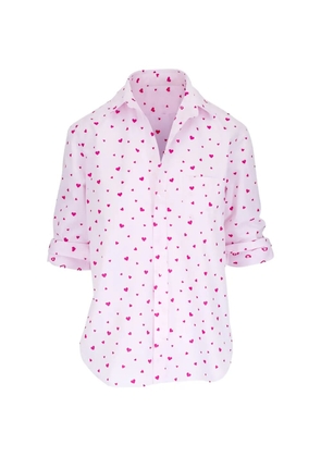 Frank & Eileen Eileen heart-print shirt - Pink