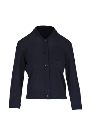 Dorothee Schumacher pocket button knit top - Blue