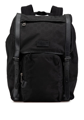Gucci Pre-Owned 2016-2024 GG Nylon backpack - Black
