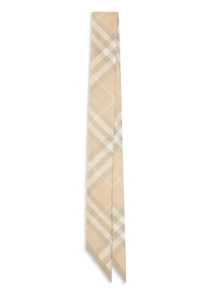 Burberry Nova Check silk scarf - Neutrals