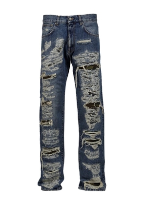 424 logo-patch jeans - Blue