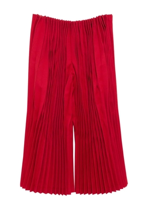 Comme Des Garçons pleated trousers - Red