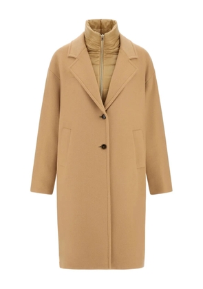 Herno quilted-liner coat - Brown