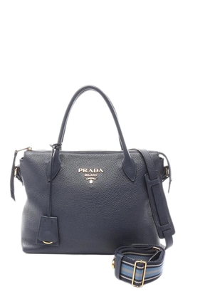 Prada Pre-Owned 2010-2026 Vitello Daino satchel - Blue