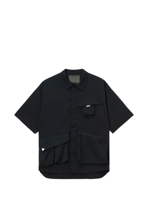 Musium Div. short sleeve button shirt - Black