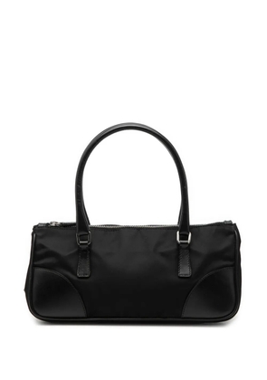 Prada Pre-Owned 2013-2025 Vitello Trimmed Tessuto handbag - Black