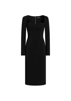 Dolce & Gabbana cady sheath dress - Black
