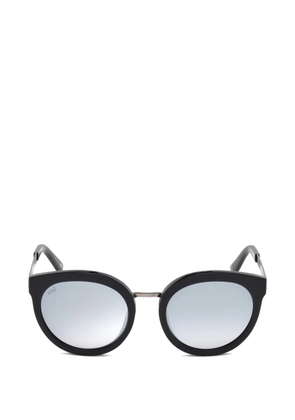 WEB eyewear Top Knot. round-frame sunglasses - Black