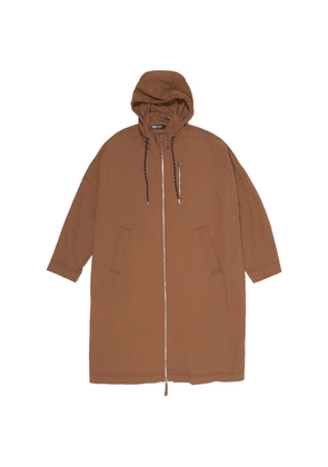 Bimba y Lola hooded zip-fastening jacket - Brown