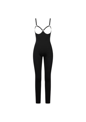 Maison Close cut-out catsuit - Black