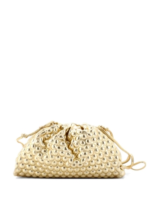 Bottega Veneta Pre-Owned The Pouch Bubble Wrap Textured Leather Mini crossbody bag - Neutrals