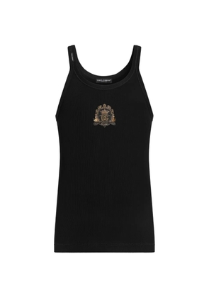 Dolce & Gabbana cotton tank top - Black