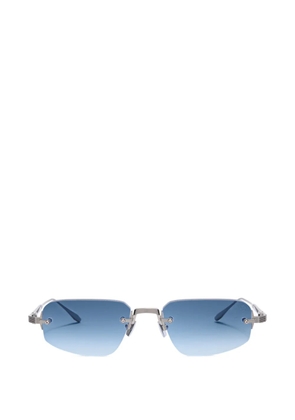 Akoni Juno-Three geometric-frame sunglasses - Blue