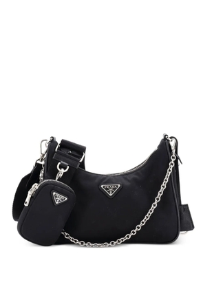 Prada Pre-Owned Re-Edition 2005 Shoulder Bag Tessuto Small crossbody bag - Black