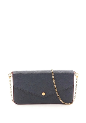 Louis Vuitton Pre-Owned 2019 Monogram Empreinte Pochette Felicie crossbody bag - Blue