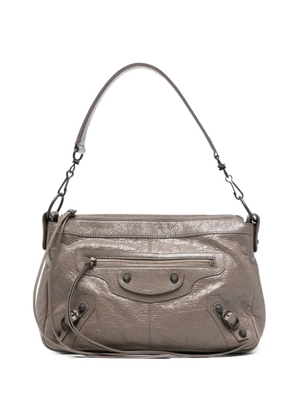 Balenciaga medium Le City Moto shoulder bag - Brown