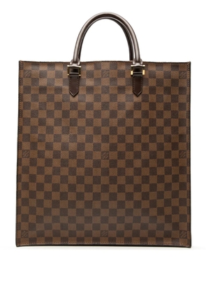 Louis Vuitton Pre-Owned 2004 Damier Ebene Sac Plat tote bag - Brown
